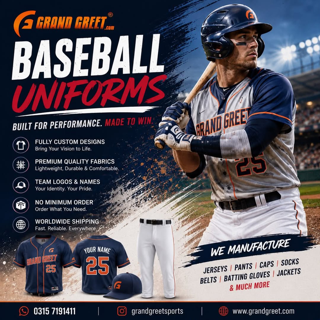 Grand Grett Sports — Custom Sportswear & Team Uniforms