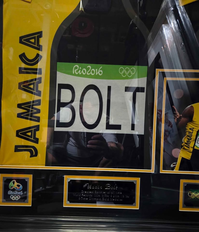 Usain Bolt Signed 2016 Rio Olympics Framed Jersey | JSA Authenticated | World Record Legend