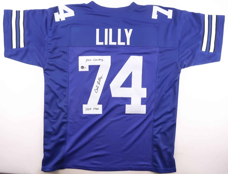 Bob Lilly Autographed Dallas Cowboys Jersey | "Mr. Cowboy"
