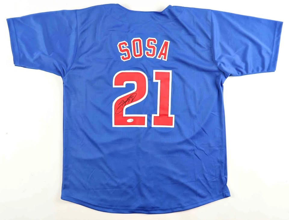 Sammy Sosa Autographed Chicago Cubs Jersey | JSA Certified