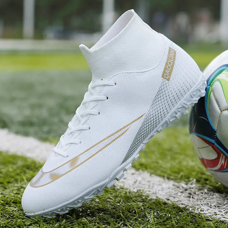 ⚽ Men's High-Cut Football Boots: Unleash Your Game with Assassin Chuteira TF/AG! 👟