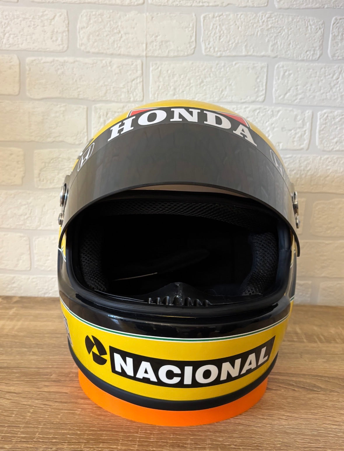 Ayrton Senna Formula 1 Helmet Replica — Full-Size Collector’s Edition