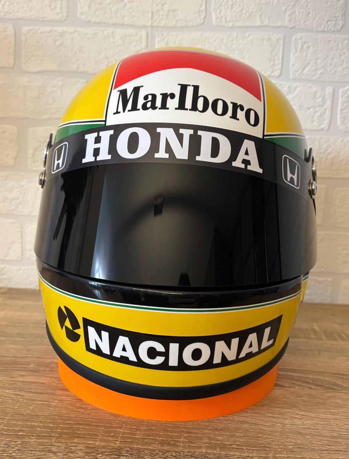 Ayrton Senna Formula 1 Helmet Replica — Full-Size Collector’s Edition