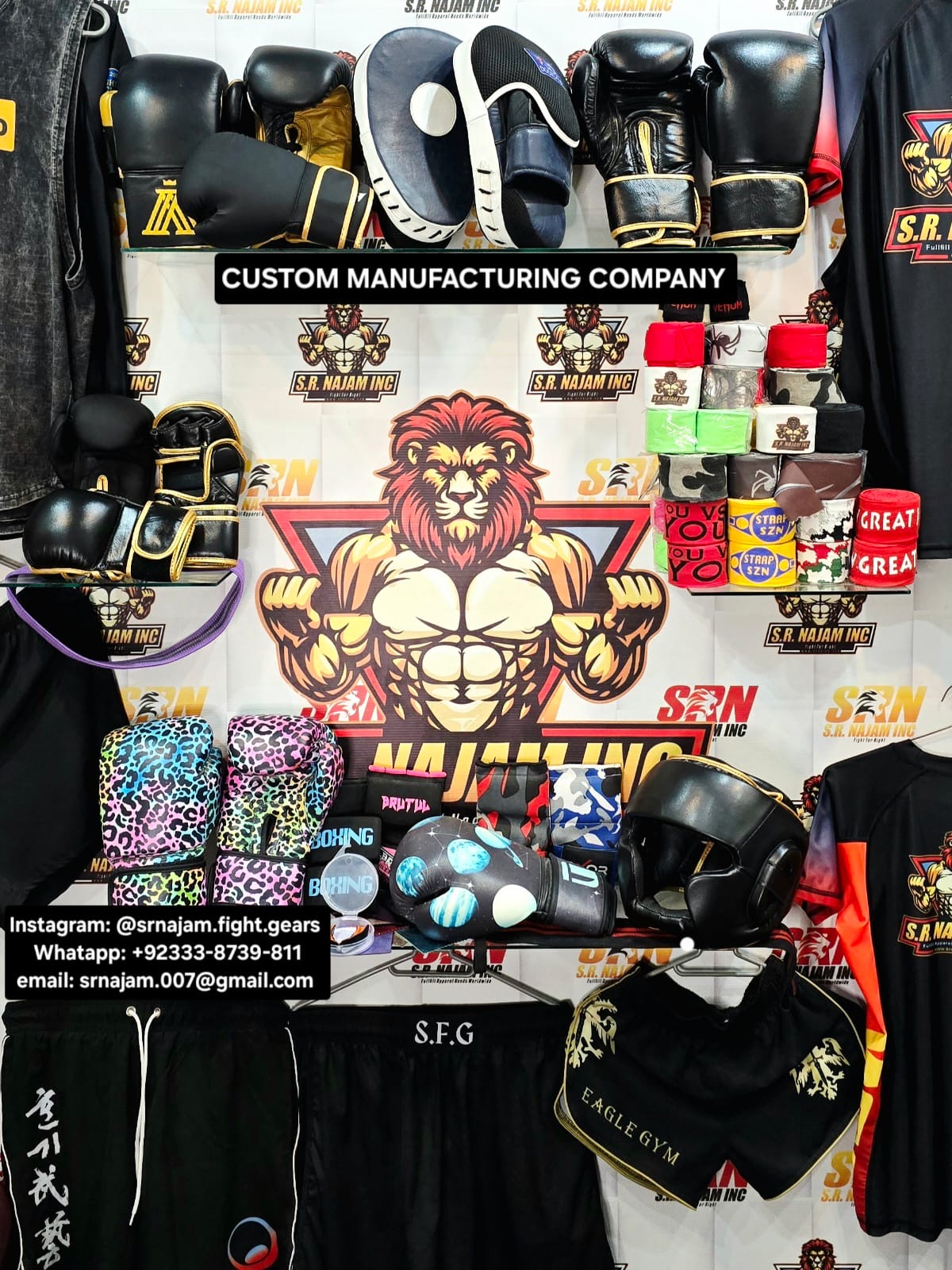 S.R. NAJAM INC (Fightgear Manufacturer)