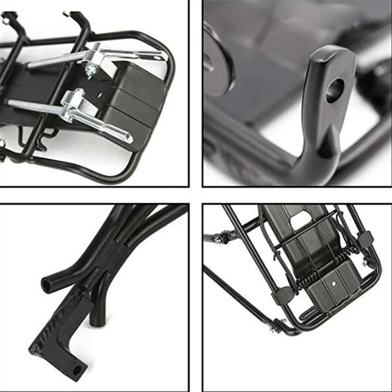 🚲 Aluminum Alloy Bicycle Rack – Rear Luggage Carrier for MTB | Disc Brake & V-Brake Compatible 🌟