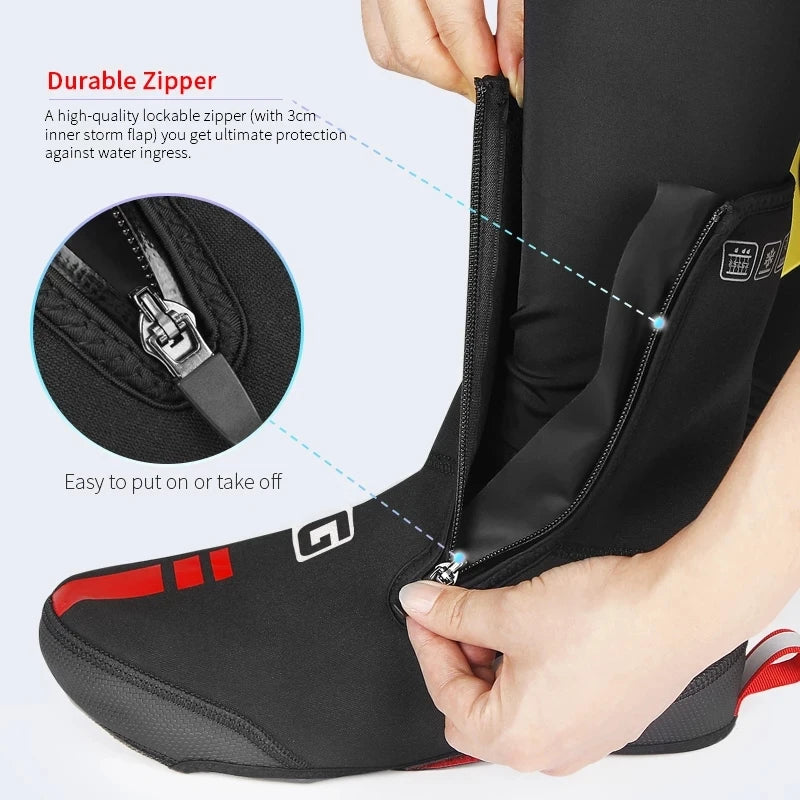 Waterproof Cycling Overshoes | Windproof & Thermal Fleece Covers for MTB & Road Bikes