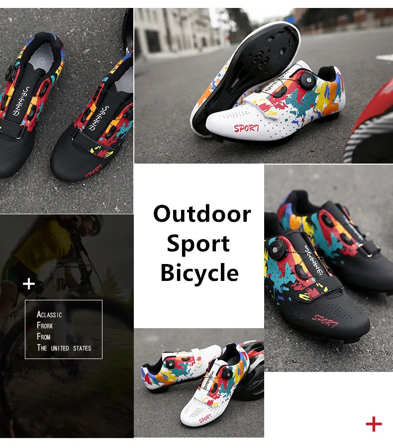 🚴‍♂️ 2023 New Cycling Shoes - SPD Sport Bike Sneakers for Men 🚴‍♂️