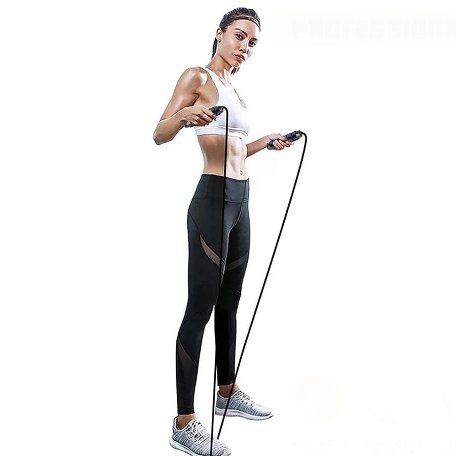 Rapid Speed Jump Rope: Adjustable Steel Wire Skipping Rope for High-Intensity Workouts