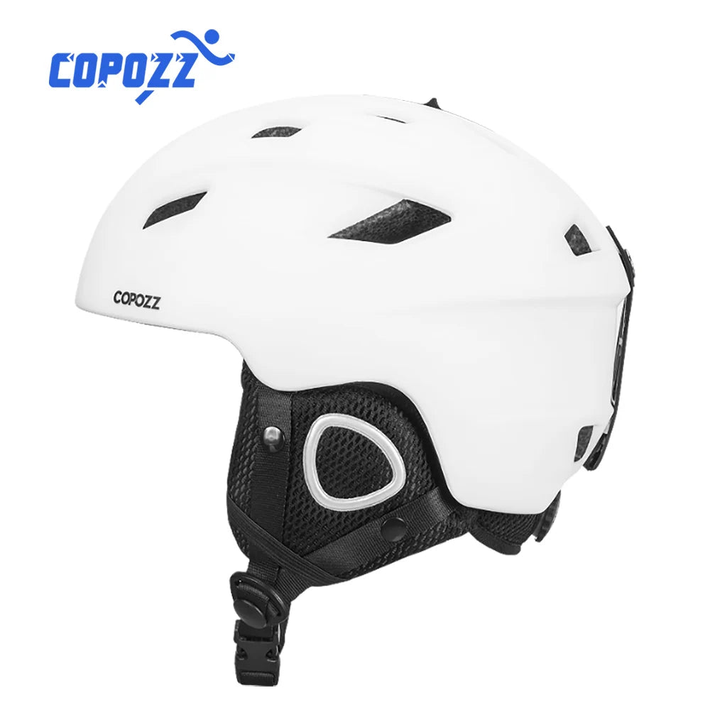 ❄️ Copozz Ski Helmet | Half-Coverage Snowboard & Moto Safety Helmet | Winter Warm Helmet for Men, Women, Adults & Kids