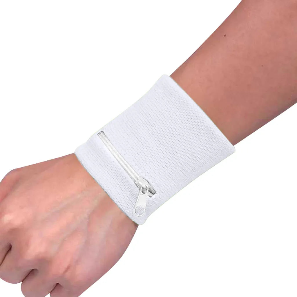 Unisex Zipper Wrist Wallet Pouch – Sports Arm Band Bag for MP3, Keys, Cards & More