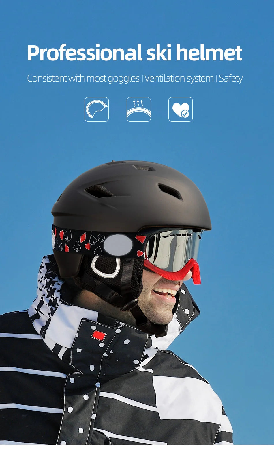 ❄️ Copozz Ski Helmet | Half-Coverage Snowboard & Moto Safety Helmet | Winter Warm Helmet for Men, Women, Adults & Kids