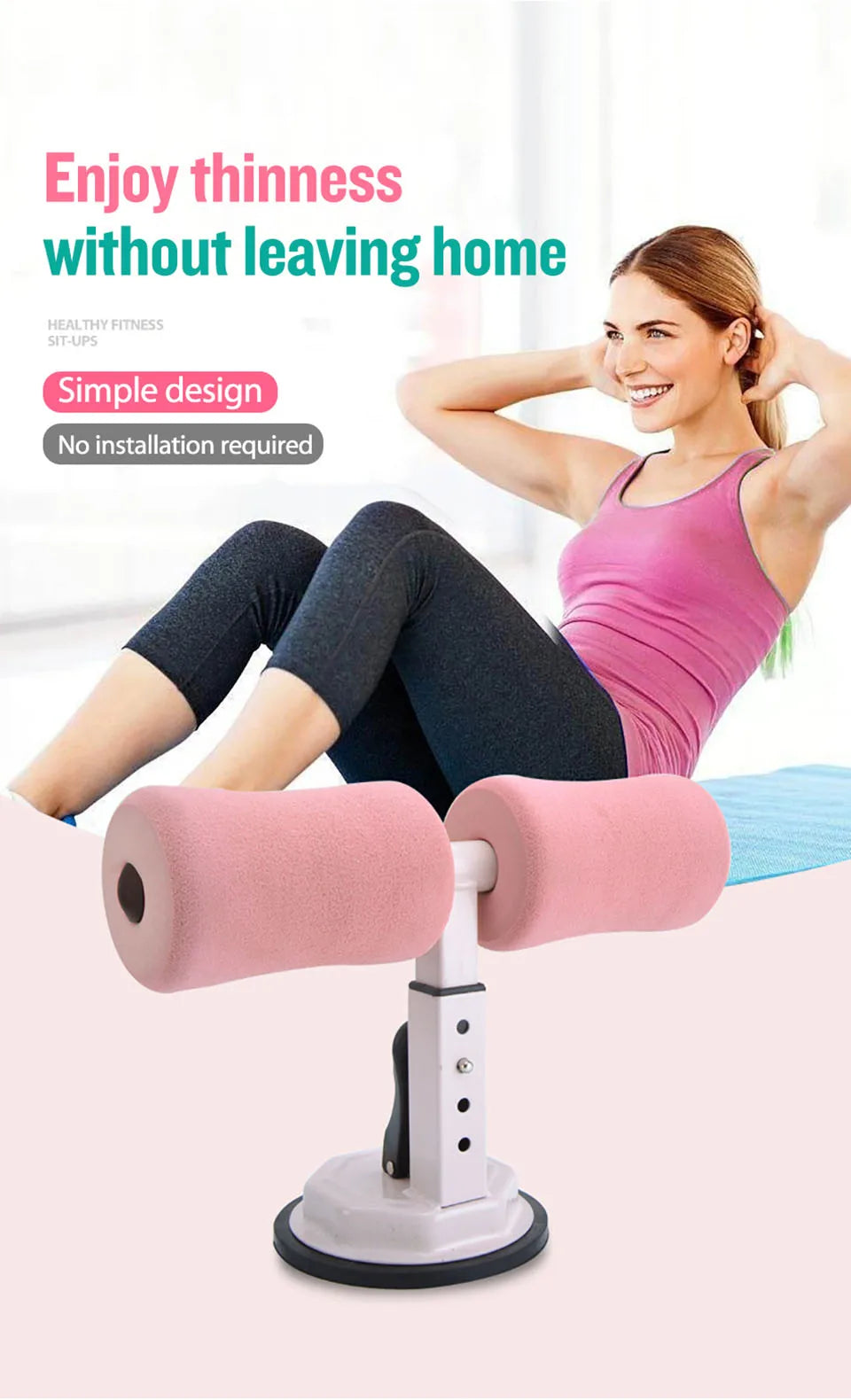 Sit-Up Bar Assistant | Home Abdominal Workout Device