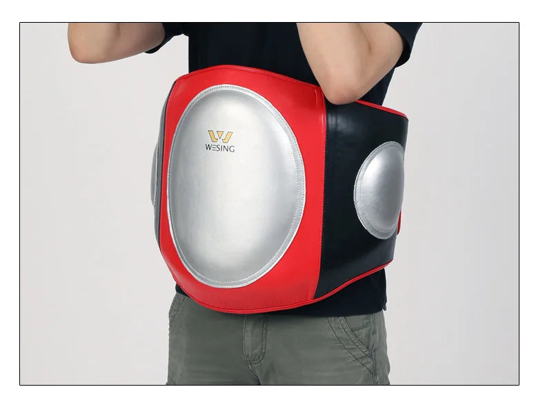 WESING Muay Thai Belly Pad: Durable Waist Target for Boxing, Sanda, and Fighting Training