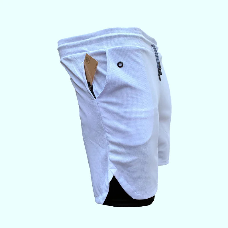 2024 Newest Running Shorts Men 2 in 1 Training Gym Shorts Fitness Men Joggers Jogging Summer Sports Shorts Workout Short Pants