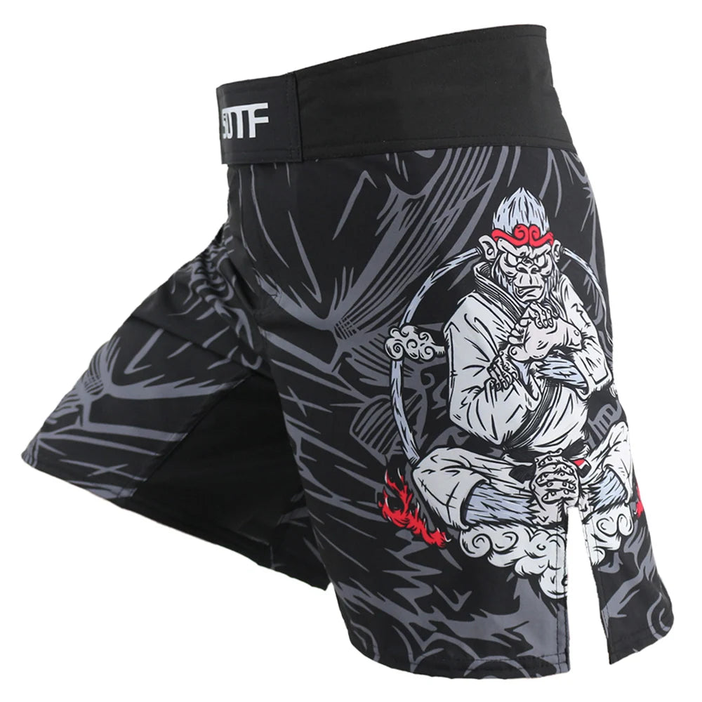 🐍 Snake Scale Fitness MMA Boxing Shorts | Ferocious Tiger Muay Thai Fight Shorts | Breathable Kickboxing Gear