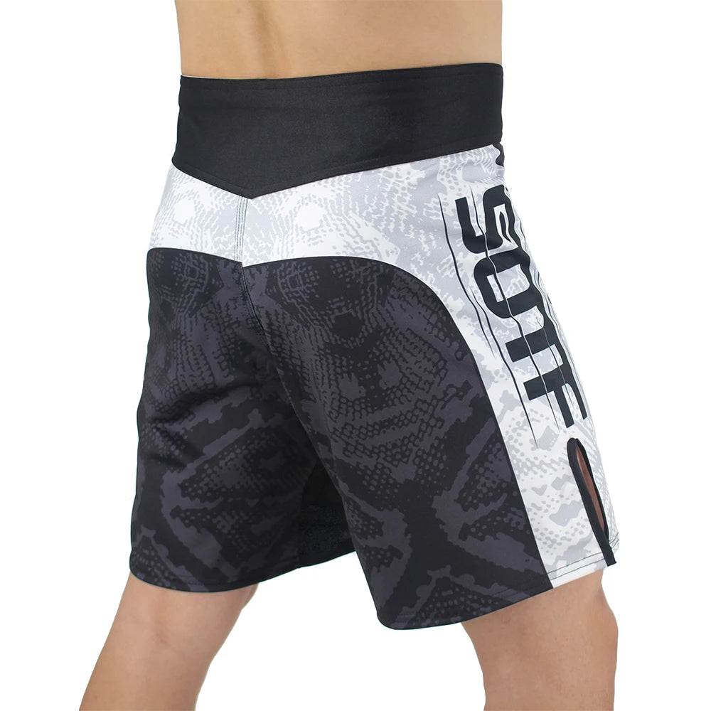 🐍 Snake Scale Fitness MMA Boxing Shorts | Ferocious Tiger Muay Thai Fight Shorts | Breathable Kickboxing Gear