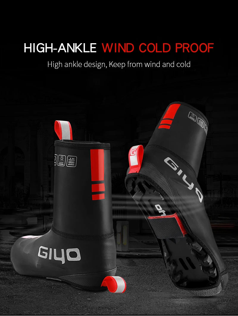 Waterproof Cycling Overshoes | Windproof & Thermal Fleece Covers for MTB & Road Bikes