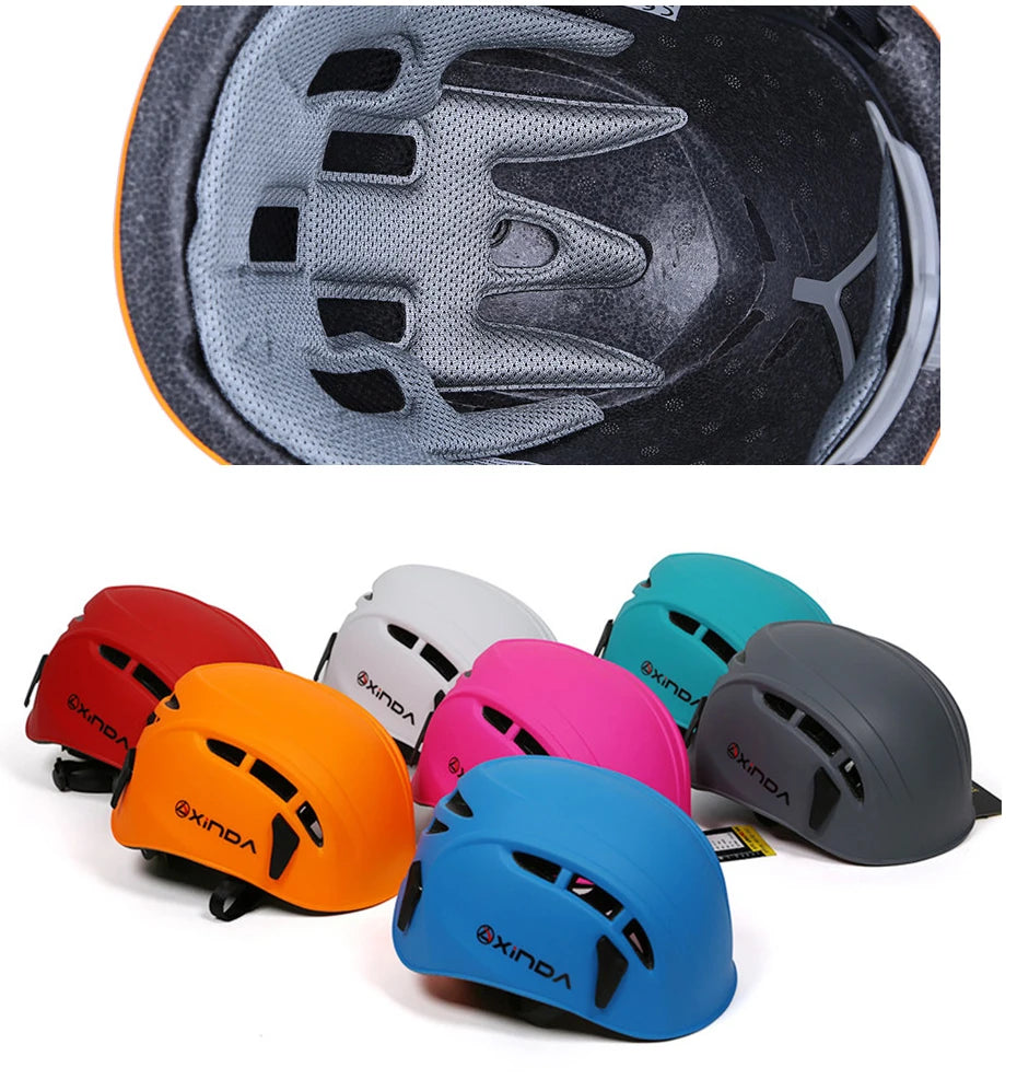 🪖 Outdoor Rock Climbing Helmet | Speleology & Mountain Rescue Equipment | Safety Helmet for Caving & Work