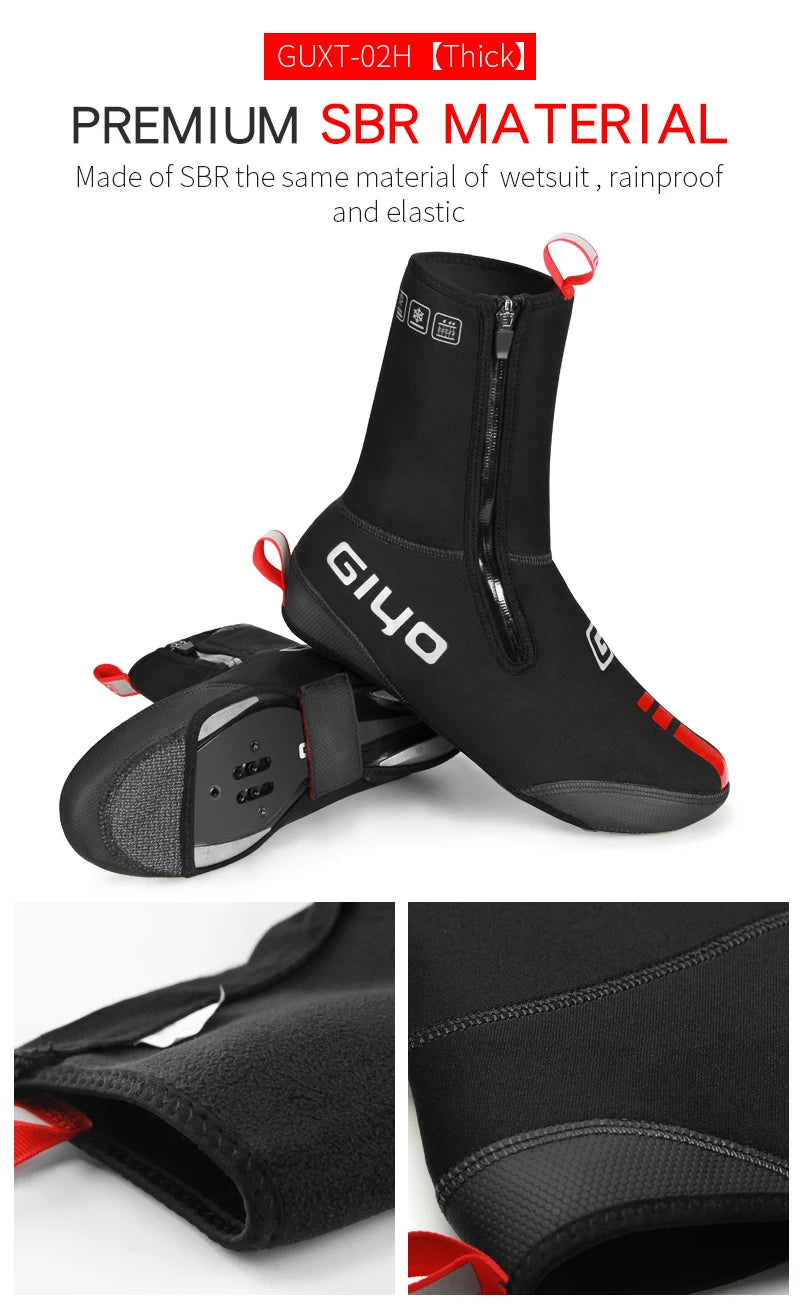 Waterproof Cycling Overshoes | Windproof & Thermal Fleece Covers for MTB & Road Bikes