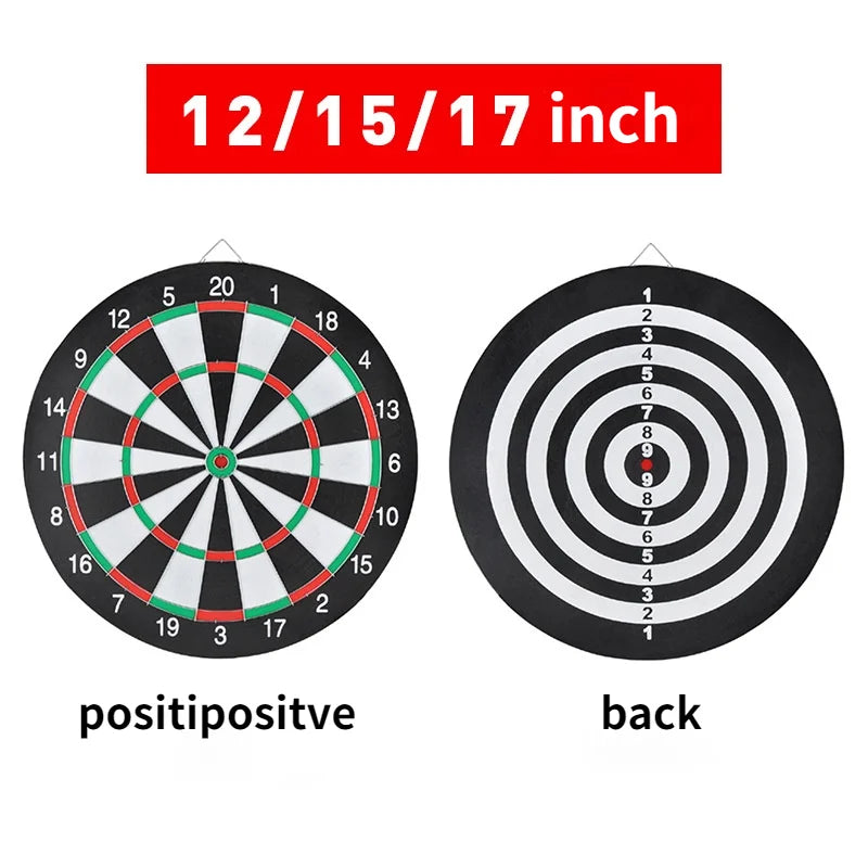 🎯 Double-Sided Dart Board Set | Professional Dart Set for Entertainment & Leisure | Includes Flying Needle Toy