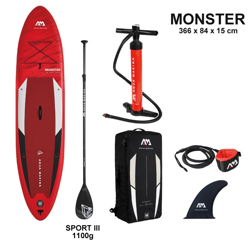 🏄‍♂️ AQUA MARINA NEW SUP | Inflatable Surfboard Stand Up Paddle Board | MONSTER Water Sport Board