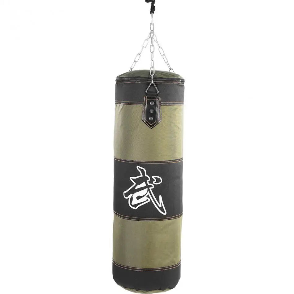 Heavy-Duty Hanging Boxing Sandbag Set – Ideal for Boxing, Kickboxing, and Karate Training – Includes Gloves & Wrist Guard 🥊