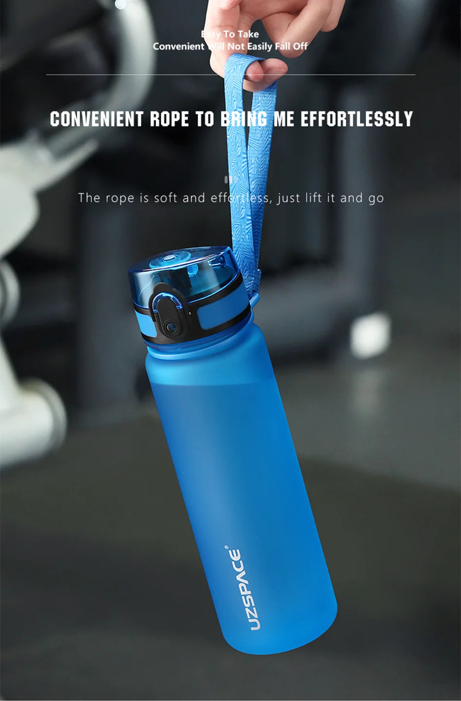 BPA-Free Sports Water Bottle | 500ml Tritan Frosted Plastic | Leakproof with Shaker & Tea Filter | Perfect for Gym & Travel