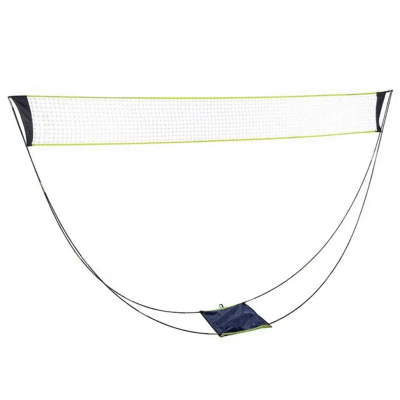 Portable Badminton Net with Stand Carry Bag - Versatile Folding Net for Volleyball, Tennis, and Badminton