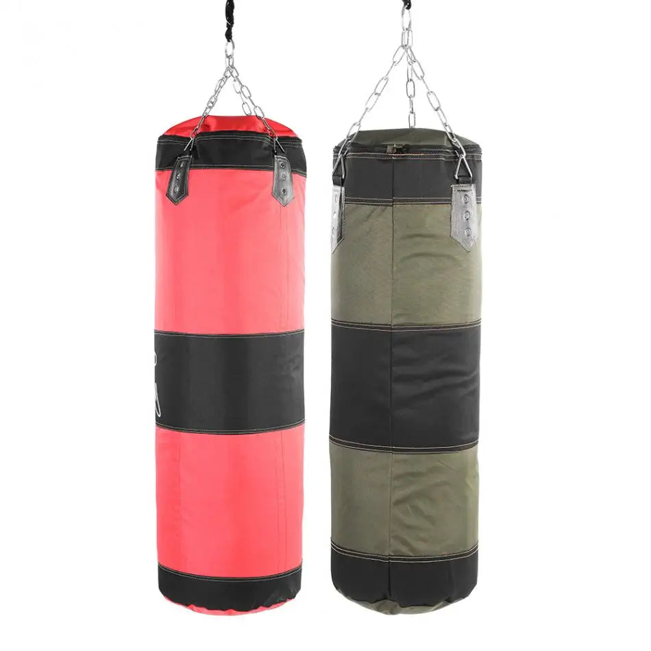 Heavy-Duty Hanging Boxing Sandbag Set – Ideal for Boxing, Kickboxing, and Karate Training – Includes Gloves & Wrist Guard 🥊