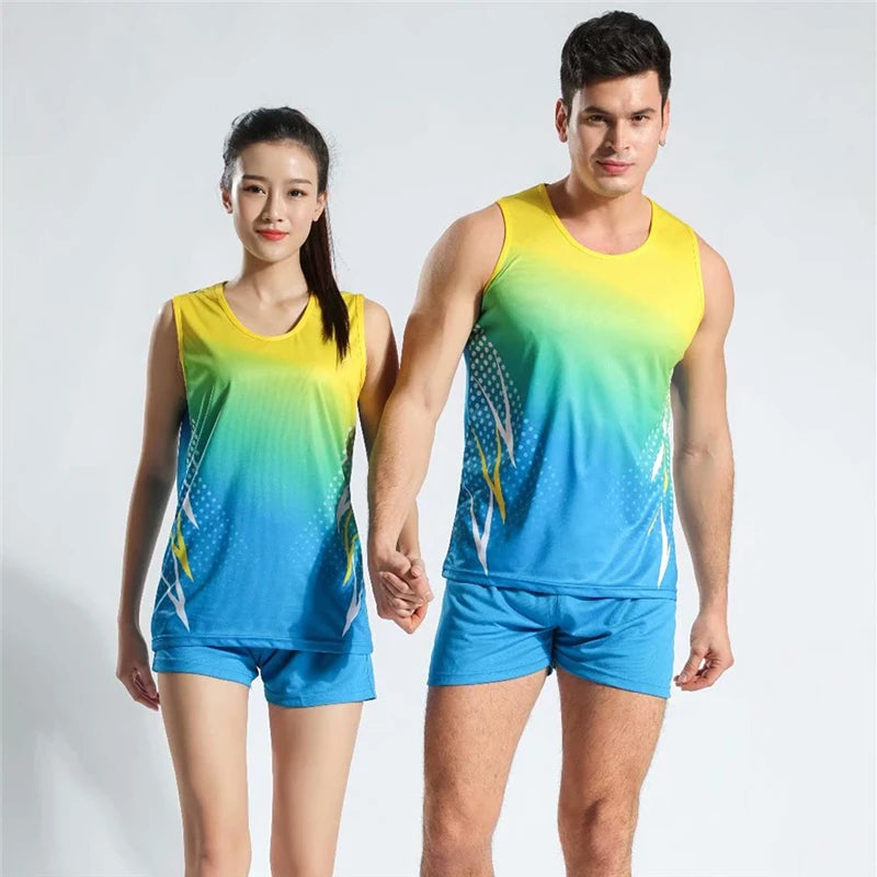 🏃‍♂️🏃‍♀️ Men & Women Running Shirt Set | Quick-Dry Sportswear for Fitness, Gym, Hiking & Track