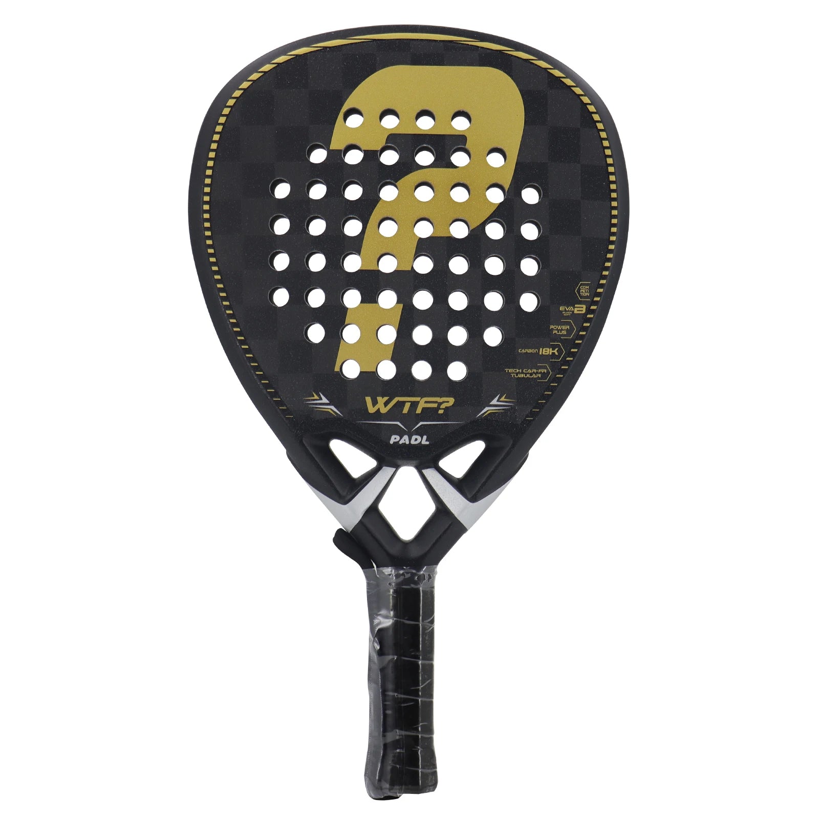 18K Carbon Fiber Padel Racket with EVA Foam Core