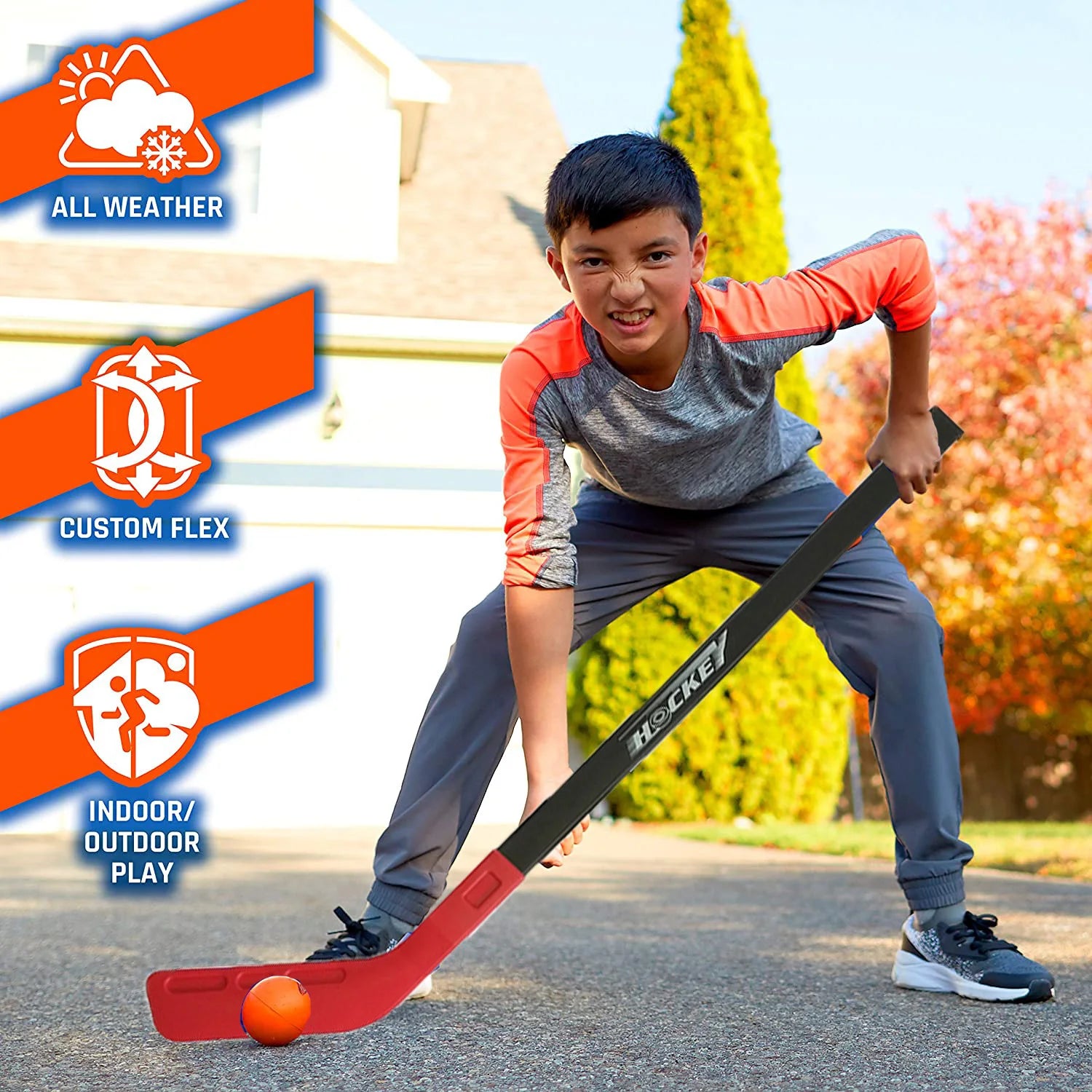 Fun & Active! 72CM Children's Toy Hockey Stick Set – Perfect for Outdoor Play!