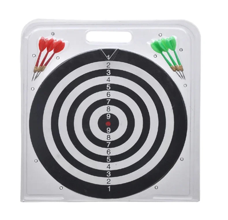 🎯 Double-Sided Dart Board Set | Professional Dart Set for Entertainment & Leisure | Includes Flying Needle Toy