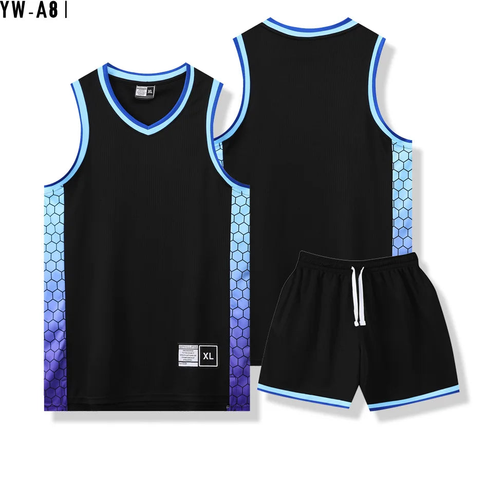 Customizable Quick-Dry Basketball Jersey for Kids & Adults – Perfect for Training and Play!