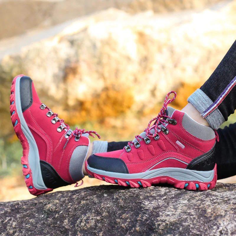 Unisex 2024 Hiking Boots - Comfortable Mountain Trekking and Climbing Shoes for Men and Women