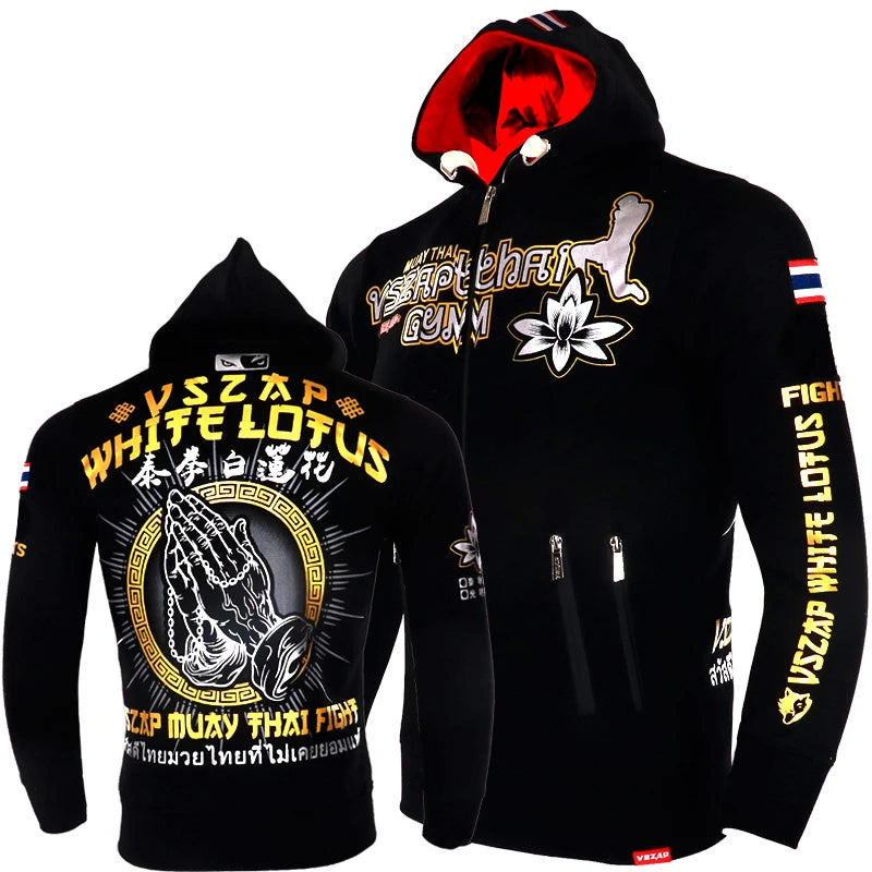 Autumn & Winter Training Jacket – Hooded Sweatshirt for MMA, Running & Jiu-Jitsu