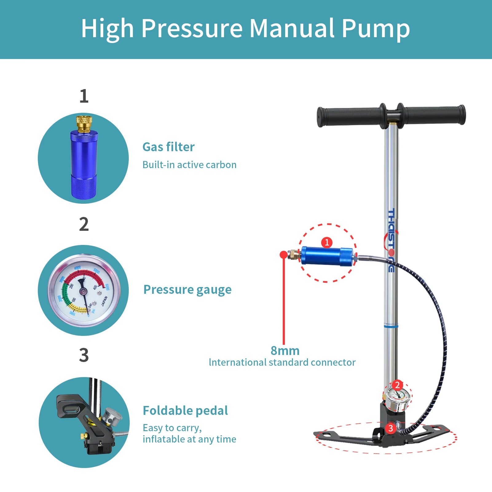 Mini Scuba Diving Tank 0.5L Oxygen Cylinder Set