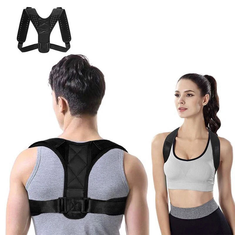 💪 Adjustable Back Brace Support | Invisible Shoulder Posture Corrector | Unisex Health Belt