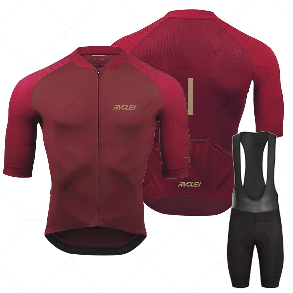 Pro Team Cycling Jersey Set - Breathable Road Bike Wear for Men 🚴‍♂️