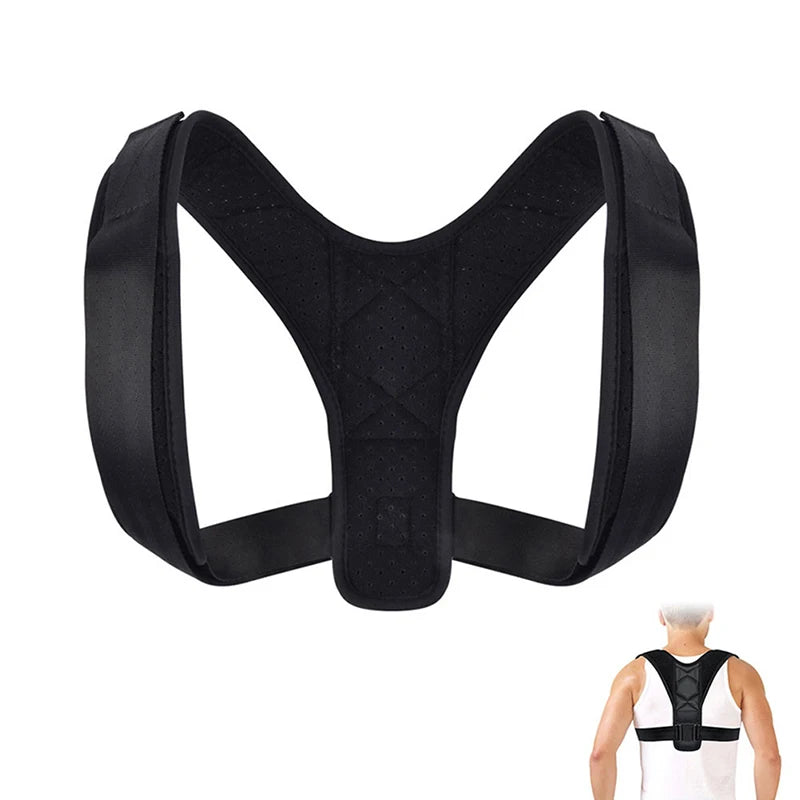 💪 Adjustable Back Brace Support | Invisible Shoulder Posture Corrector | Unisex Health Belt