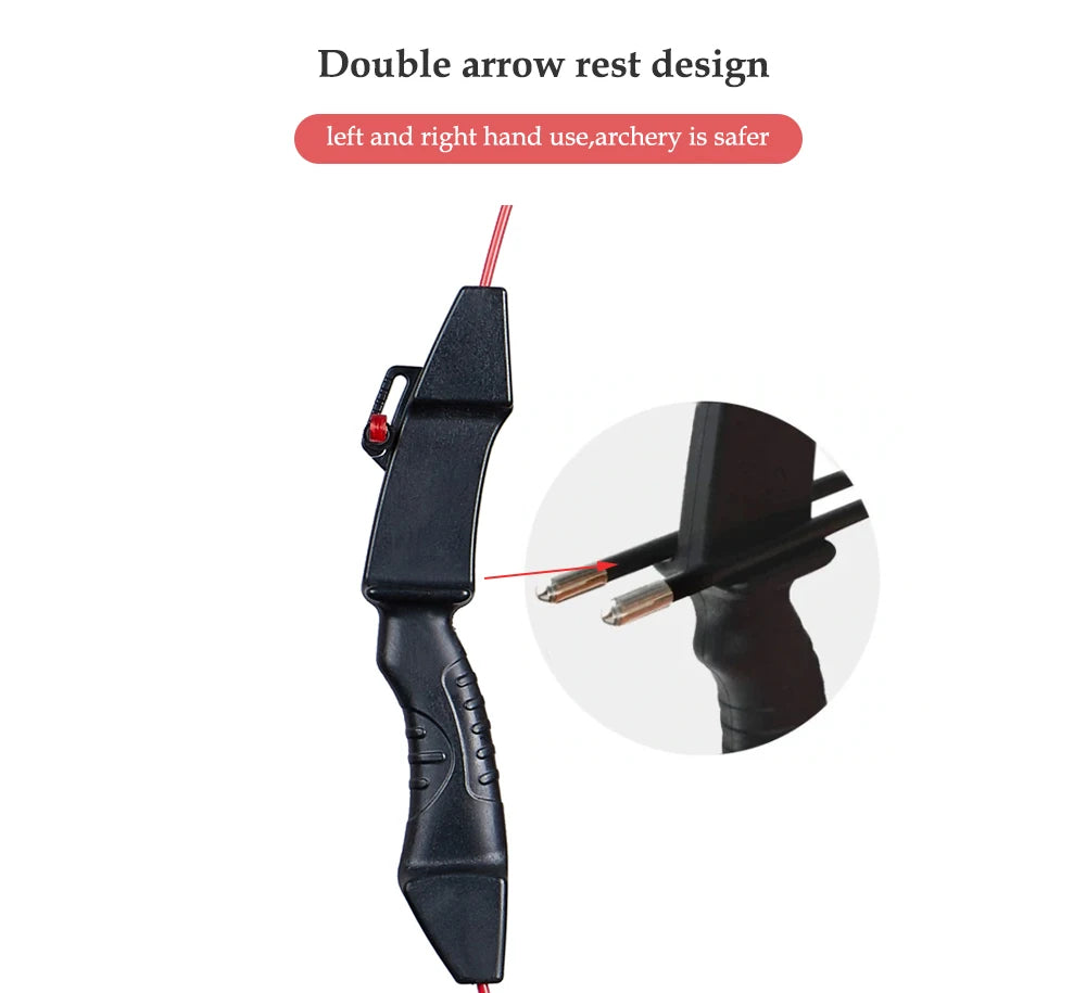 🏹 Toparchery Recurve Bow & Sucker Arrow Set | Junior Archery Training | Outdoor Parent-Child Shooting Game (15-18lbs, 42")