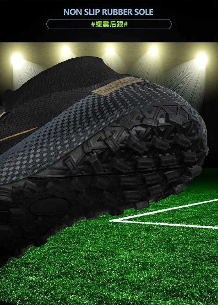 ⚽ Men's High-Cut Football Boots: Unleash Your Game with Assassin Chuteira TF/AG! 👟