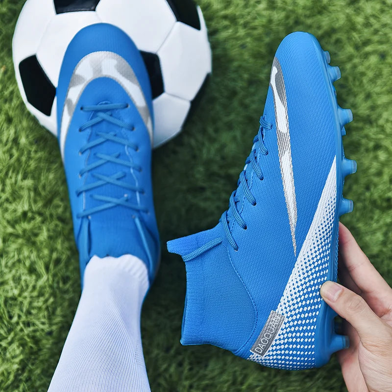 ⚽ Men's High-Cut Football Boots: Unleash Your Game with Assassin Chuteira TF/AG! 👟