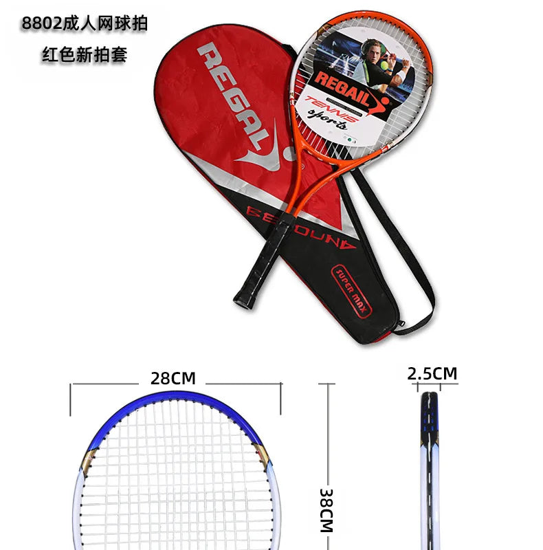 🎾 All-Around Performance: 27-Inch Aluminum Alloy Tennis Racquet for Adults & Juniors 🎾