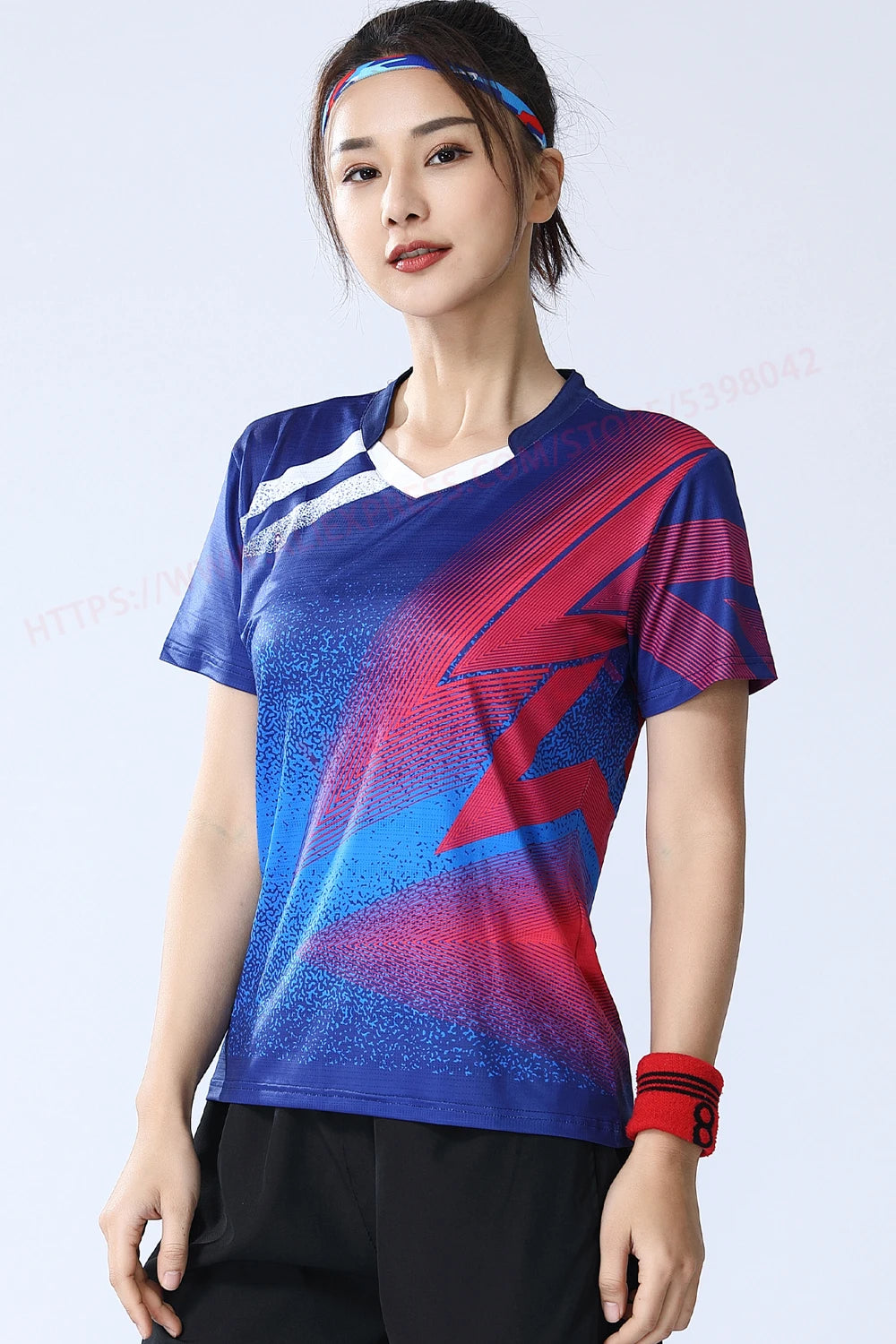 Women's Table Tennis & Badminton Sports T-Shirt – Quick-Dry & Stylish