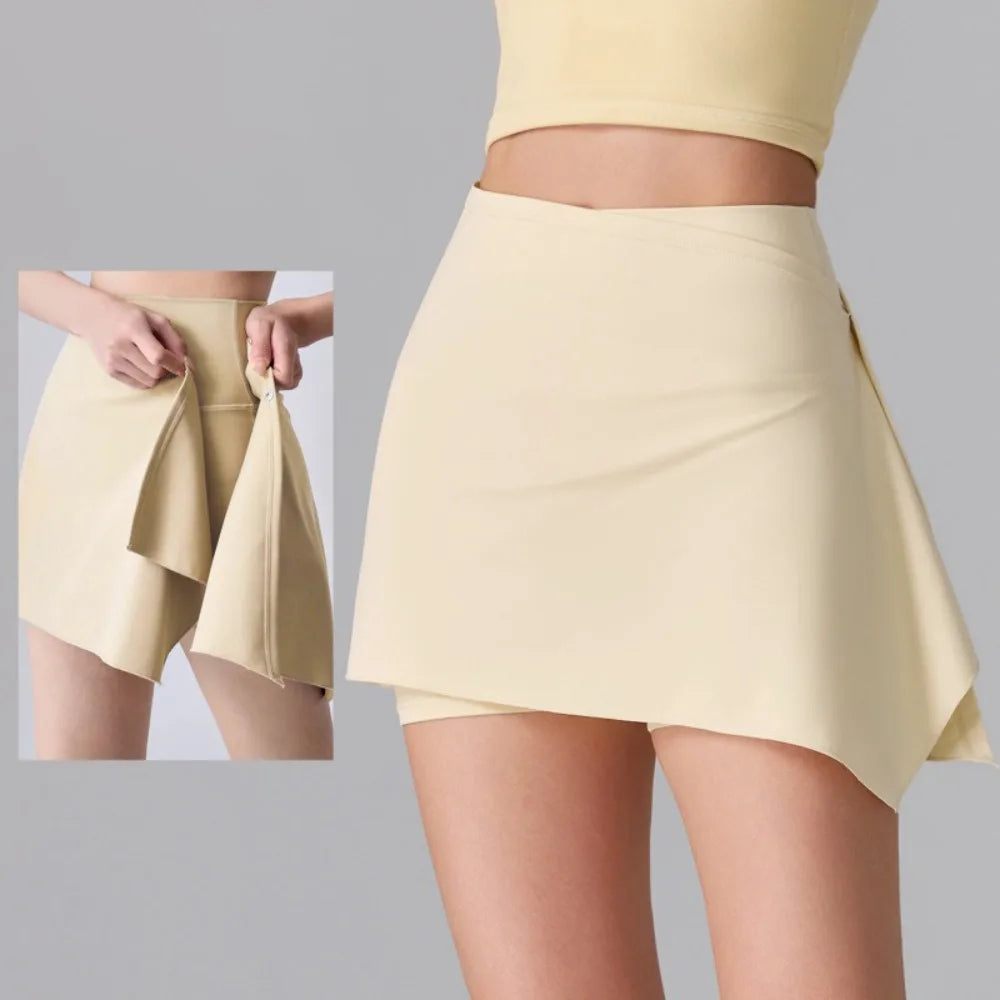Women’s 2-in-1 Anti-Sheer Sports Skort for Activewear