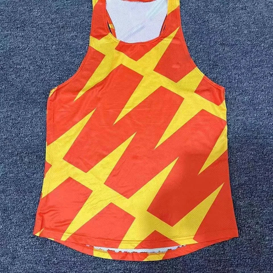 Men's Athletic Running Tank Top Ultra Lightweight Marathon Singlet Y-Back Shirts Dry Fit Workout Sleeveless T-Shirt Tank Tops