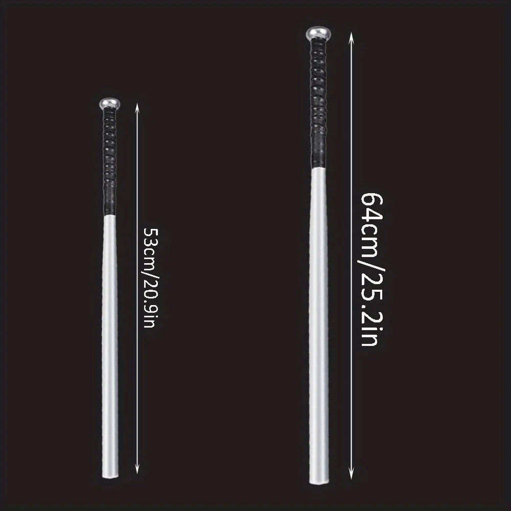 Lightweight Aluminum Alloy Baseball Bat 53cm/64cm Silvery