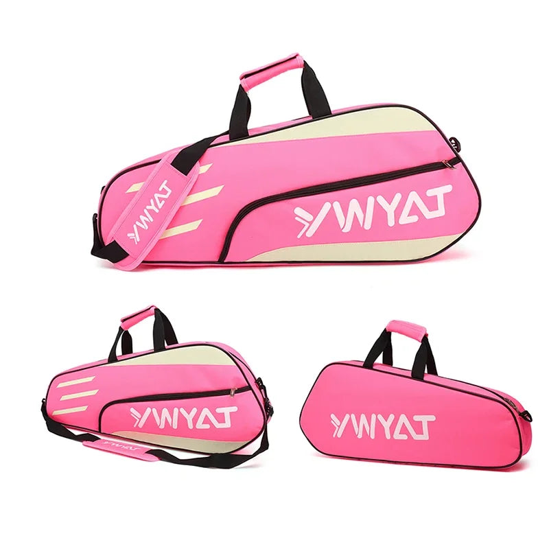 Waterproof Nylon Racket Bag with Shoulder Straps