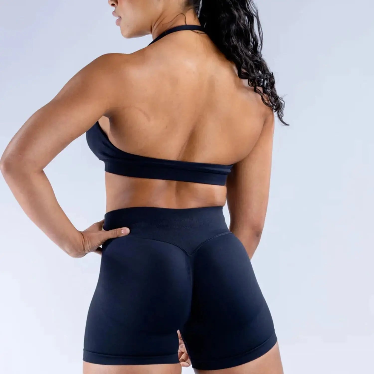 Impact Shorts Set | 2-Piece Seamless Yoga Outfit